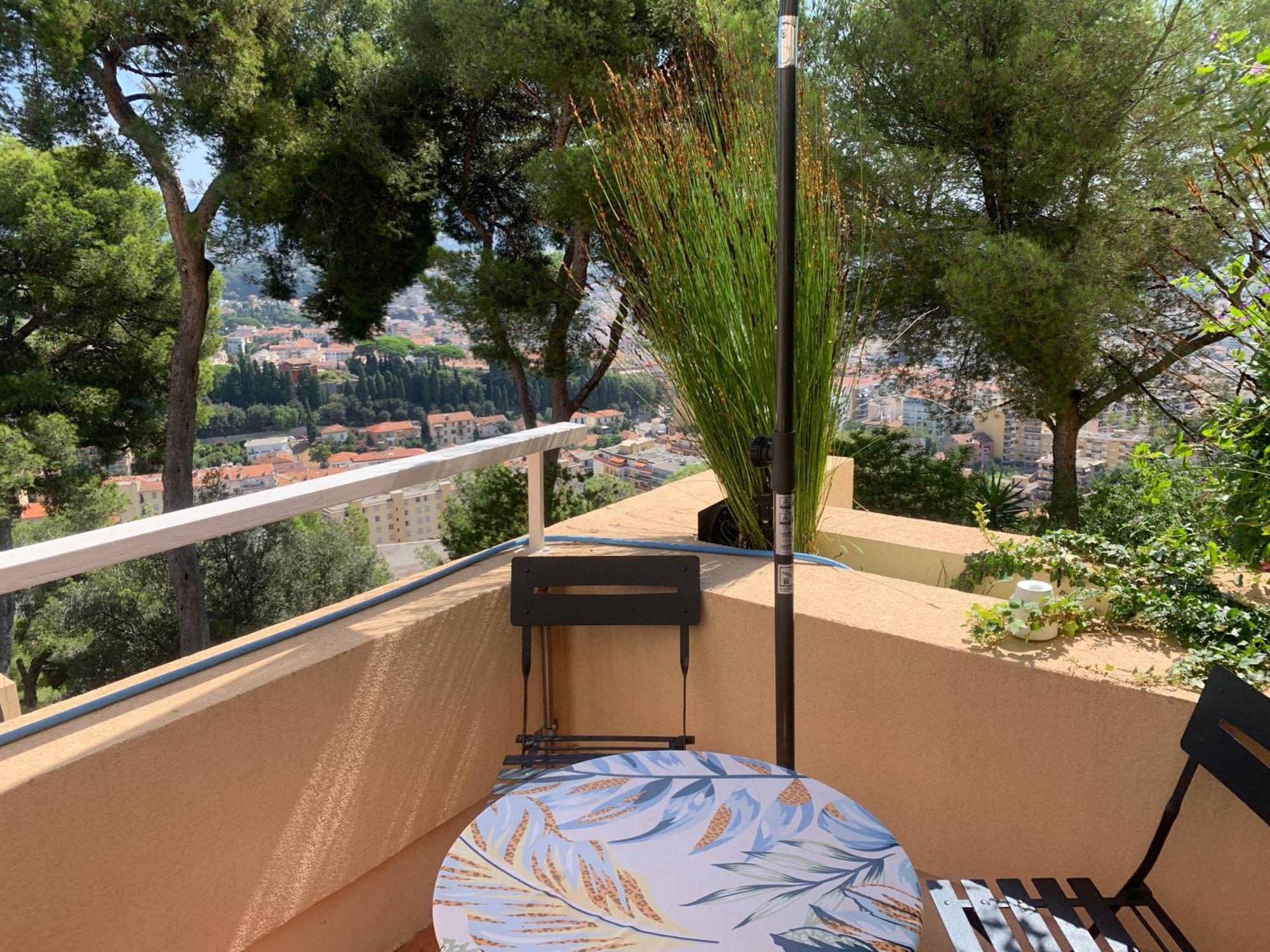 Chambre D Hote Avec Clim Terrasse Et Petit Dejeuner Hauteurs De Niza Exterior foto