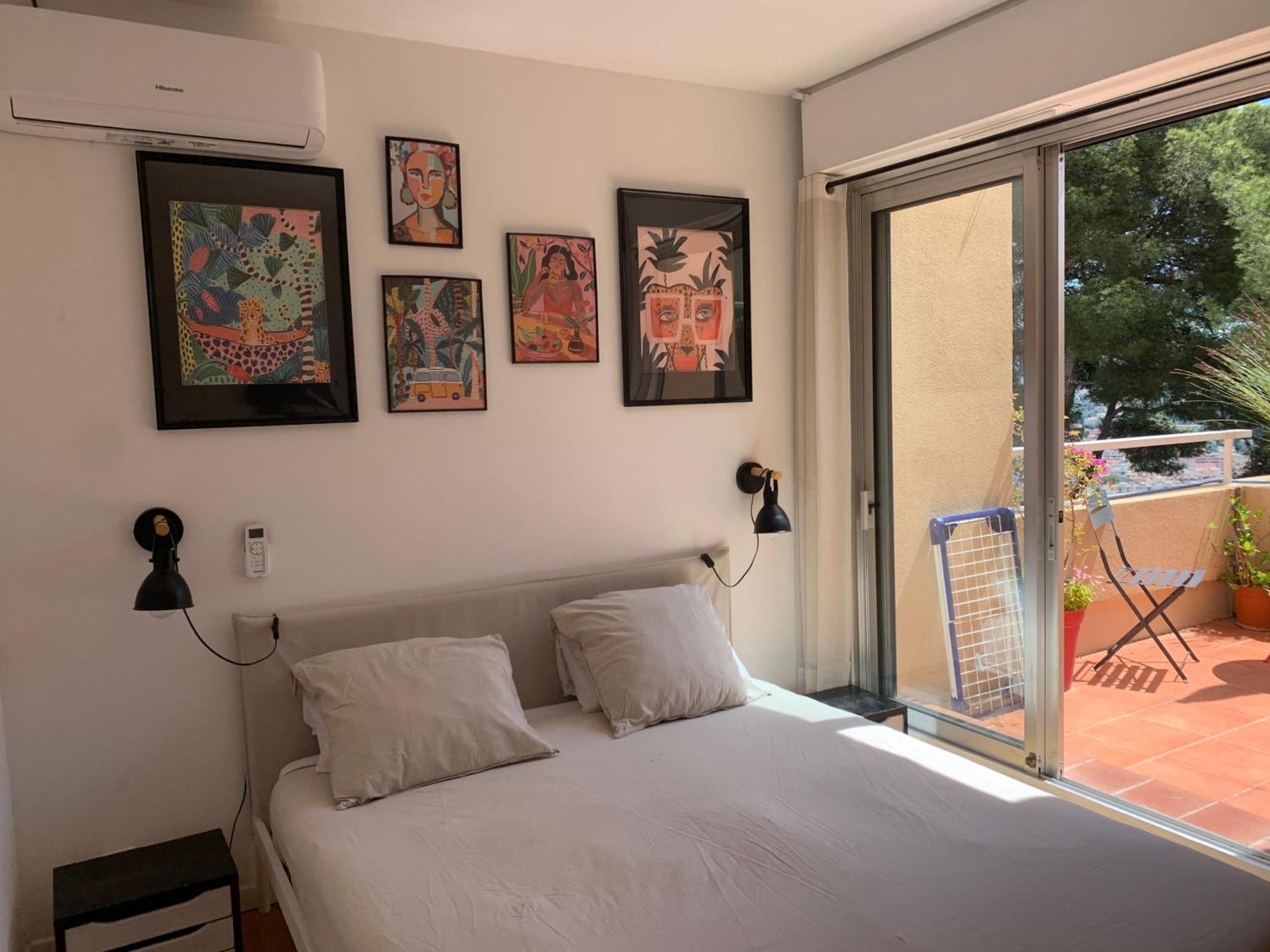 Chambre D Hote Avec Clim Terrasse Et Petit Dejeuner Hauteurs De Niza Exterior foto